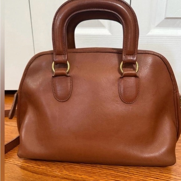 Coach Brown Leather Satchel - Picture 1 of 5